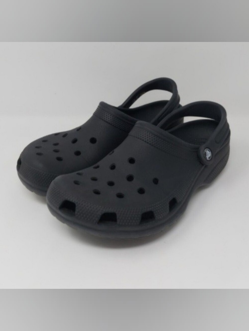 Crocs Clogs Classic Boys Black Slip-On Shoes Size 5